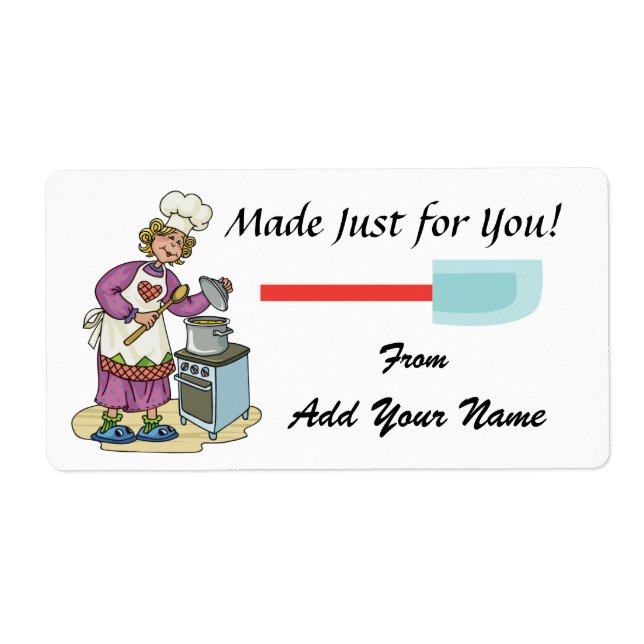 Food / Kitchen Label - SRF (Front)