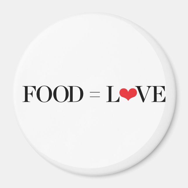 Food = Love Magnet (Front)