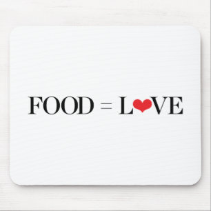 Food = Love Mouse Pad