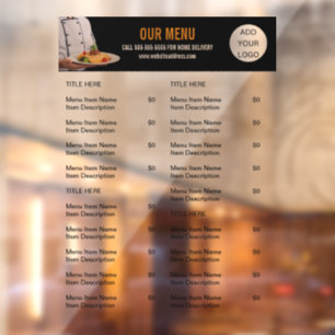 Food Menu Catering Restaurant Business