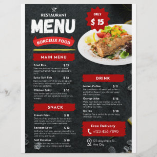Food Menus Food Menus  Flyer