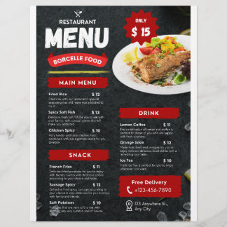 Food Menus Food Menus  Flyer