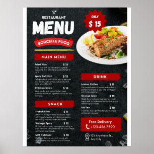 Food Menus  Poster