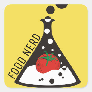food nerd science beaker chef culinary sticker