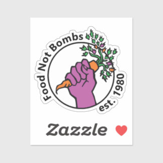 Food Not Bombs logo with text