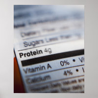 Food nutrition label