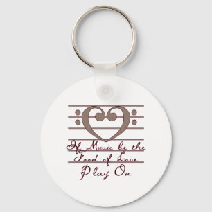 Food of Love Key Ring