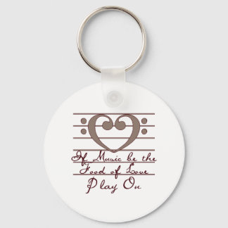 Food of Love Key Ring