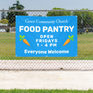 Food Pantry Church Banner