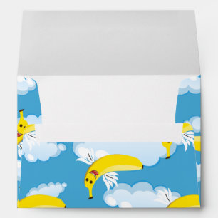Food Party Cartoon Bananas Envelope