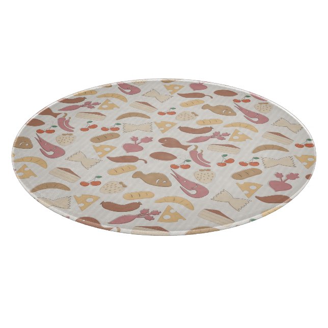 Food Pattern 2 Cutting Board (Corner)