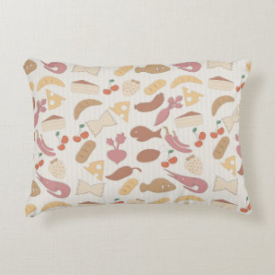 Food Pattern 2 Decorative Cushion