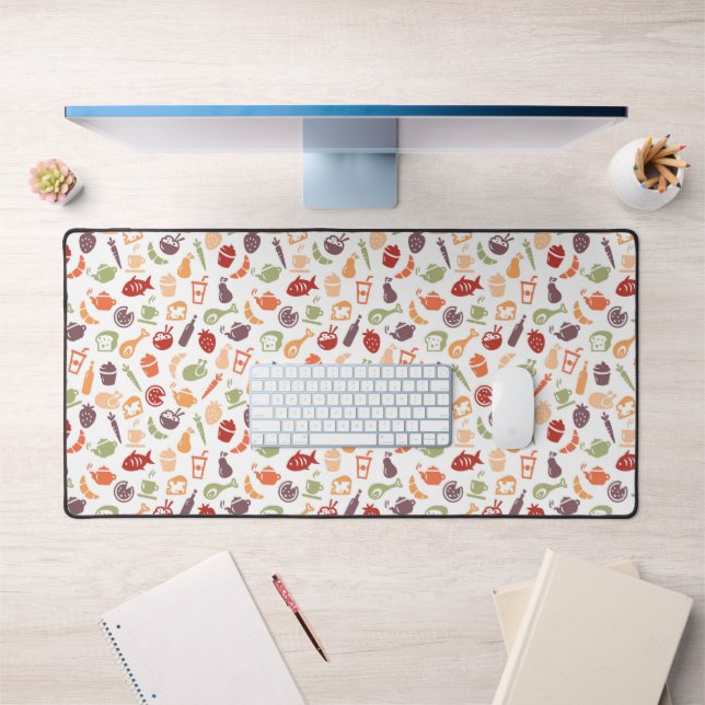 Food Pattern 2 Desk Mat (Office 1)
