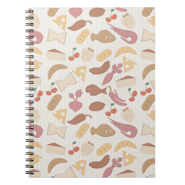 Food Pattern 2 Notebook (Front)