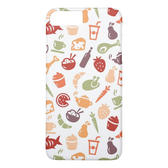 Food Pattern 3 Case-Mate iPhone Case (Back)