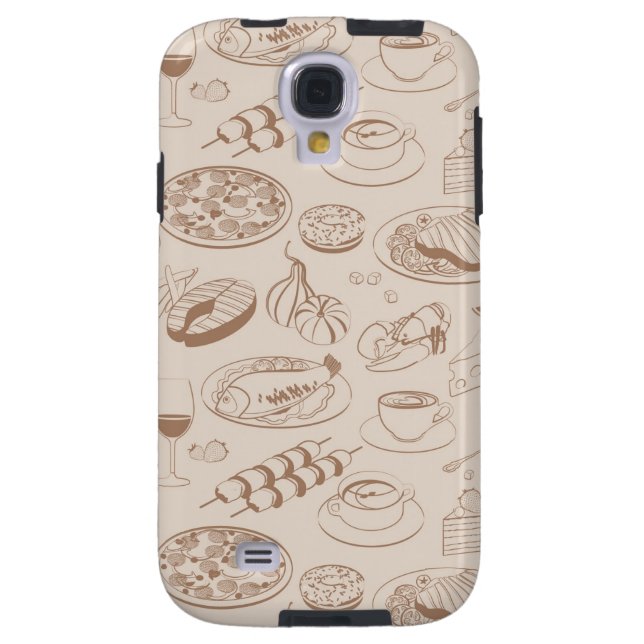 Food Pattern 3 Case-Mate Samsung Galaxy Case (Back)