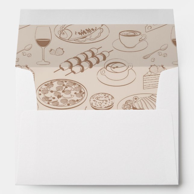 Food Pattern 3 Envelopes (Back (Bottom))