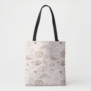 Food Pattern 3 Tote Bag