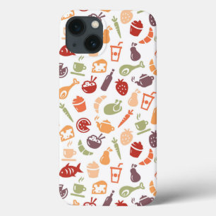 Food Pattern iPhone 13 Case
