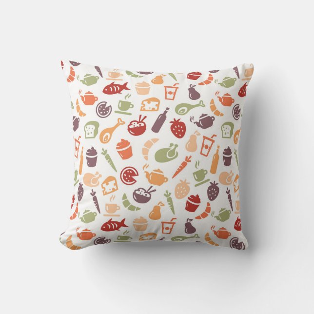 Food Pattern Cushion (Front)