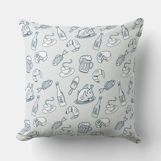 Food Pattern Cushion (Front)