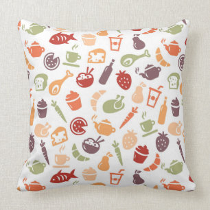 Food Pattern Cushion