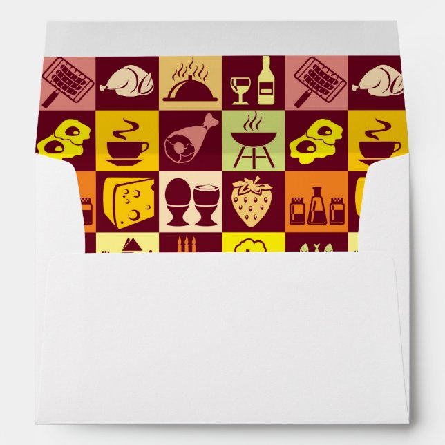 Food Pattern Envelope (Back (Bottom))