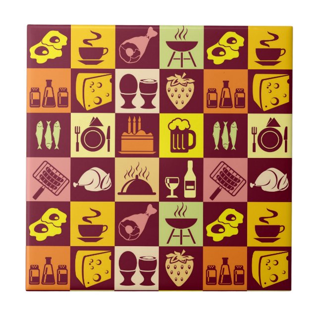 Food Pattern Tile (Front)