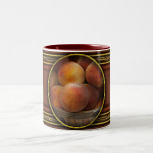 Food - Peaches - Just Peachy Two-Tone Coffee Mug