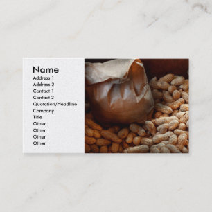 Food - Peanuts Business Card