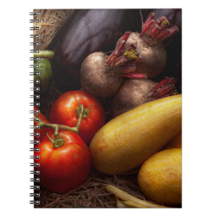 Food - Peppers, Tomatoes, Squash and Turnips Notebook