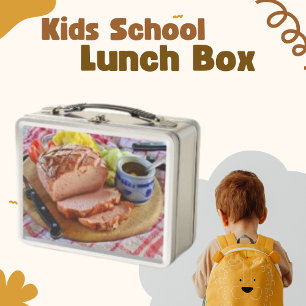 Food Photo Meatloaf Cheese Dish Lunch Box