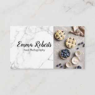Food Photography Blogger Kitchen Business Card