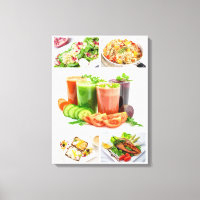 Food photography fresh healthy living meals