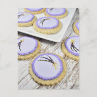 Food Photography Lavender Shortbread Cookies
