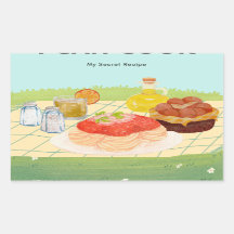Food picnic sticker