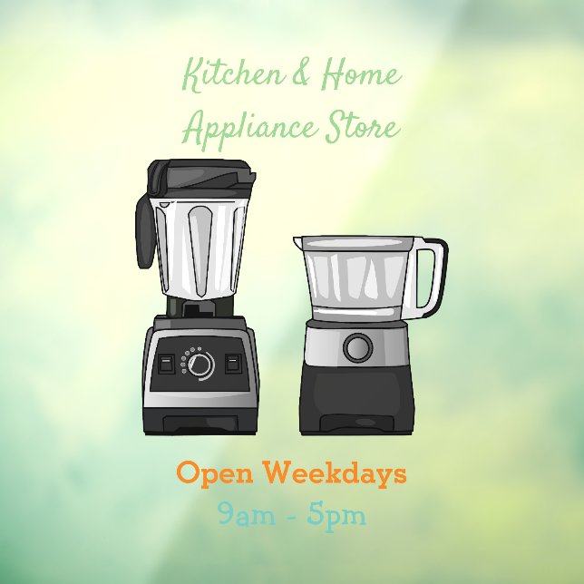 Food processor & blender cartoon illustration (Sheet 3)