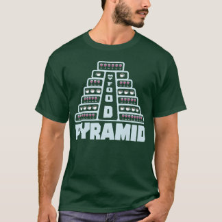 Food Pyramid Coffee Wine Drinking boy T-Shirt