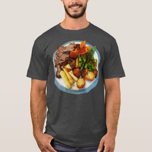 Food Roast Beef Dinner Photo T-Shirt