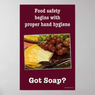 Food safety - Hand-washing poster