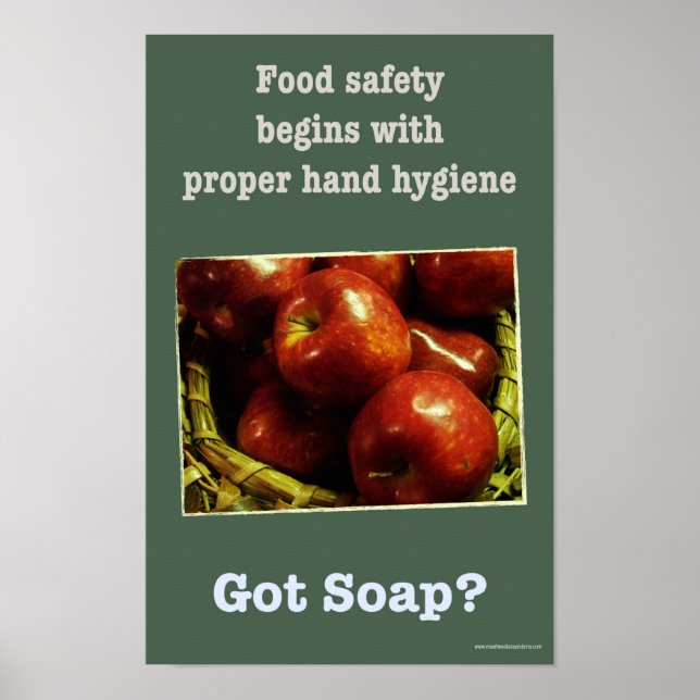 Food safety - Hand-washing poster (Front)
