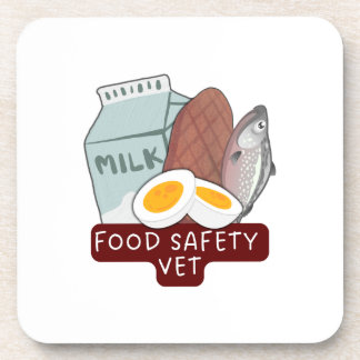 Food Safety Vet–Veterinary Food Inspection Design Coaster