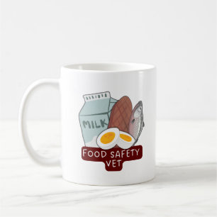 Food Safety Vet–Veterinary Food Inspection Design Coffee Mug