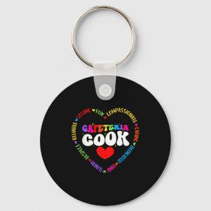Food Services Crew Cafeteria Cook Helper School Sq Key Ring