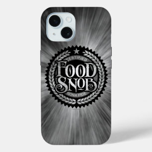 Food Snob - funny food lover iPhone 15 Case