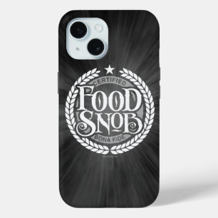 Food Snob - funny food lover iPhone 15 Case