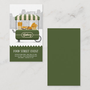 Food street bakery business card