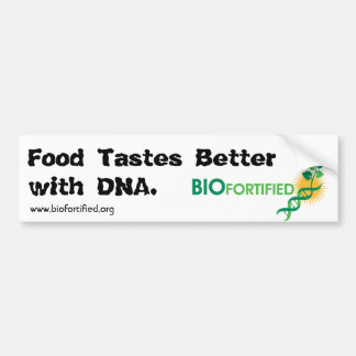 Food Tastes Better Bumper Sticker
