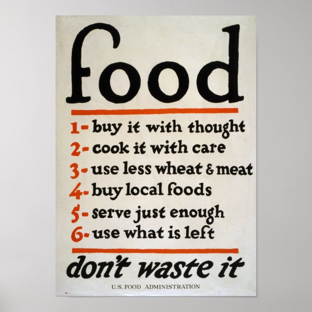 food tips poster (Front)
