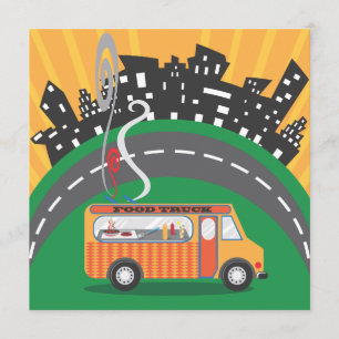 Food Truck Block Party Invitations